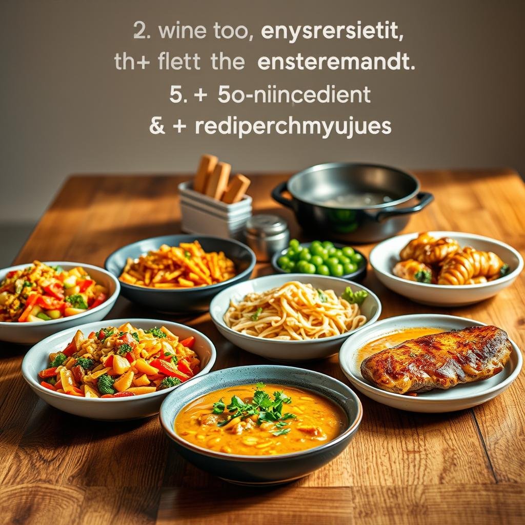 5-ingredient under-30-minute meals