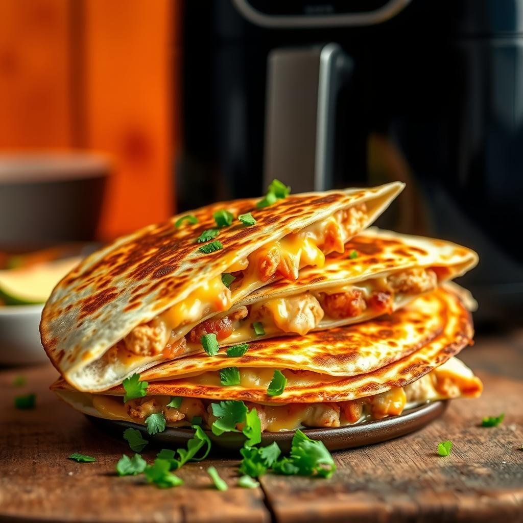 air fryer quesadillas